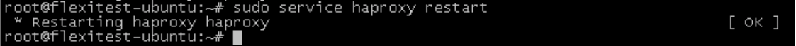 haproxy restart