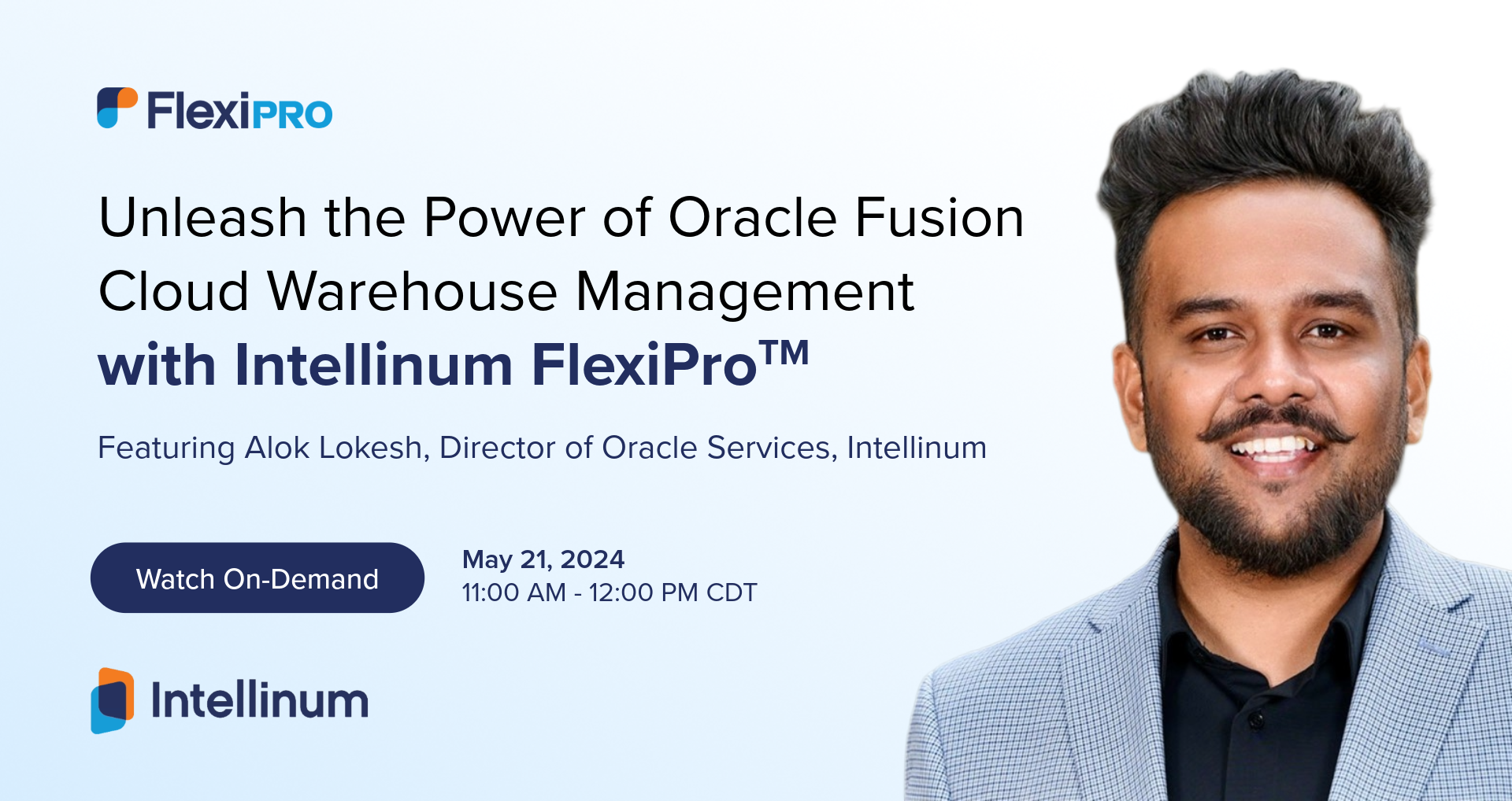 Webinar - Oracle WMS Cloud + Intellinum FlexiPro