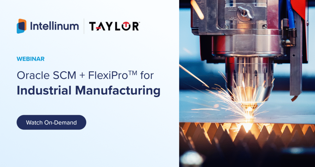 Oracle SCM + FlexiPro for Industrial Manufacturing - Intellinum
